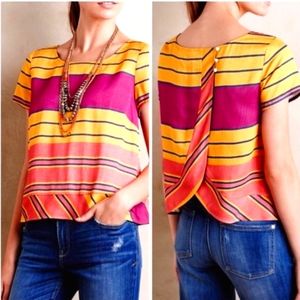 Anthropologie Maeve blouse size 8